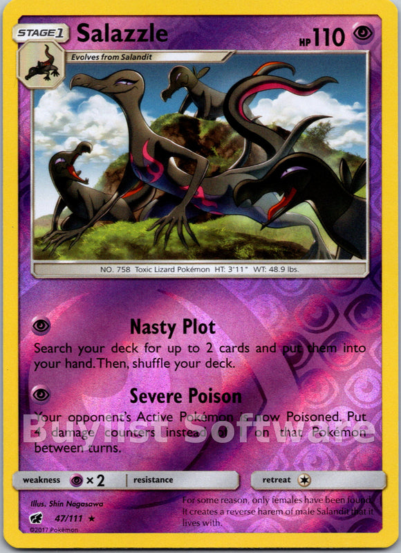 Salazzle [47/111] [Crimson Invasion] Reverse Holofoil