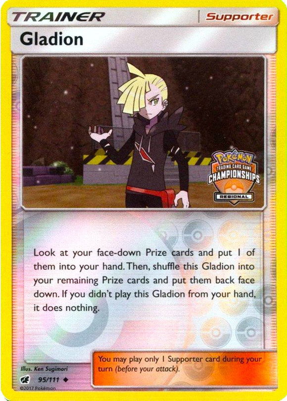 Gladion (Regional Championships) [095/111] [League & Championship Cards] Reverse Holofoil