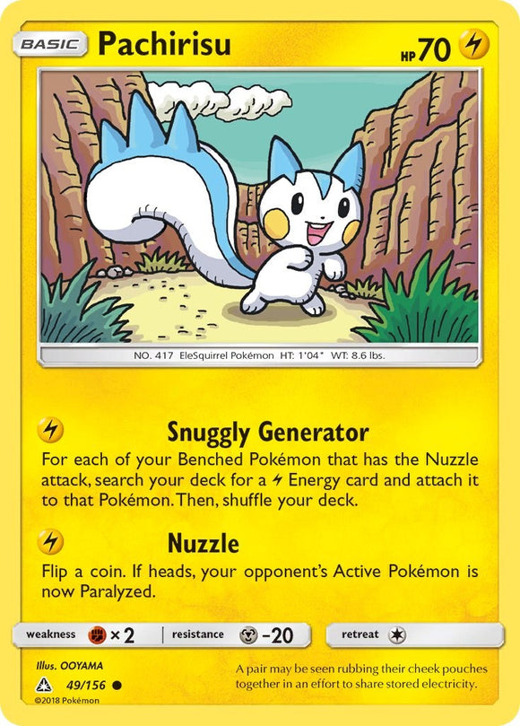 Pachirisu [49/156] [Ultra Prism] Reverse Holofoil
