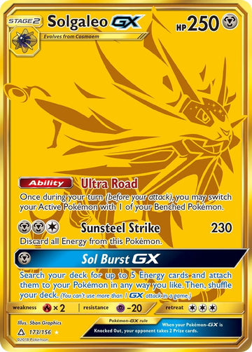 Solgaleo GX (Secret Rare) [173/156] [Ultra Prism] Holofoil