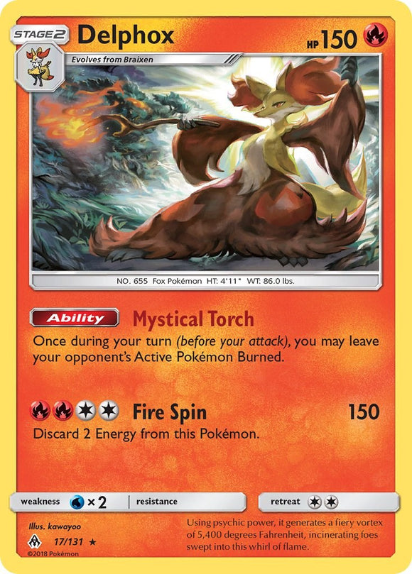 Delphox [17/131] [Forbidden Light] Reverse Holofoil