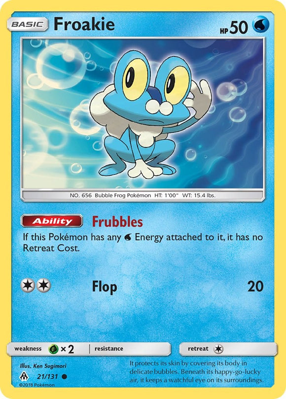 Froakie (21) [21/131] [Forbidden Light] Reverse Holofoil