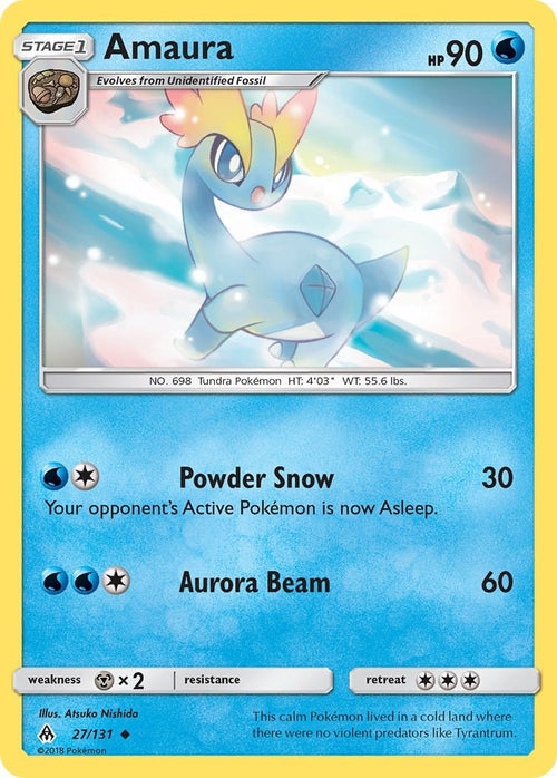 Amaura [27/131] [Forbidden Light] Reverse Holofoil