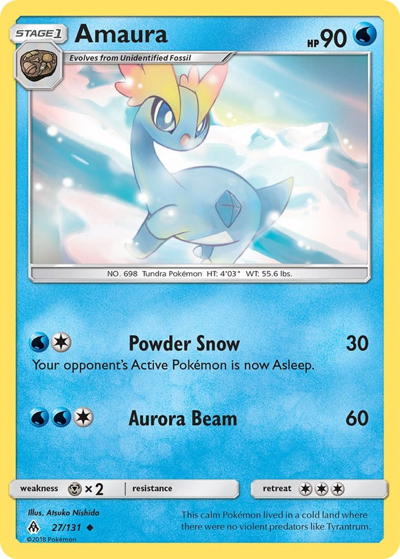 Amaura [27/131] [Forbidden Light] Reverse Holofoil