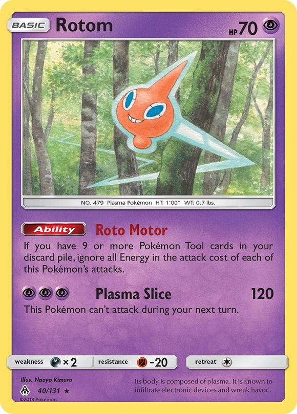 Rotom [40/131] [Forbidden Light]