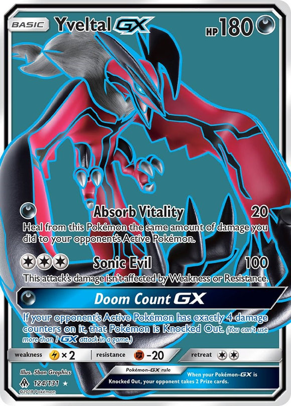 Yveltal GX [124/131] [Forbidden Light] Holofoil