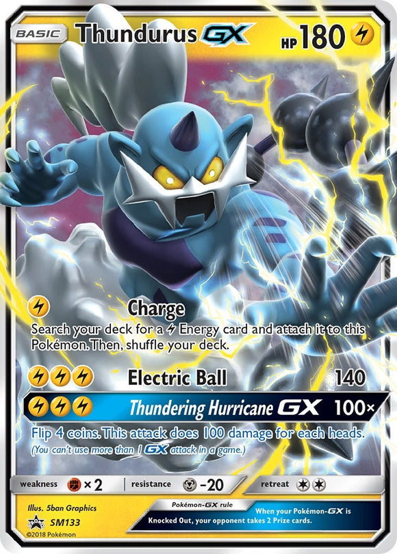 Thundurus GX [SM133] [Sun & Moon Promos] Holofoil