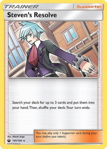 Steven's Resolve [145/168] [Celestial Storm] Holofoil