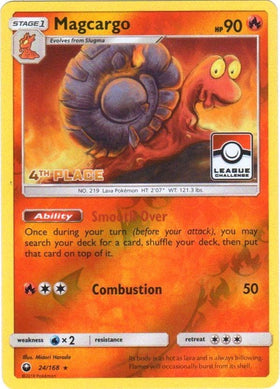 Magcargo (League Challenge) [4th Place] [024/168] [League & Championship Cards] Reverse Holofoil