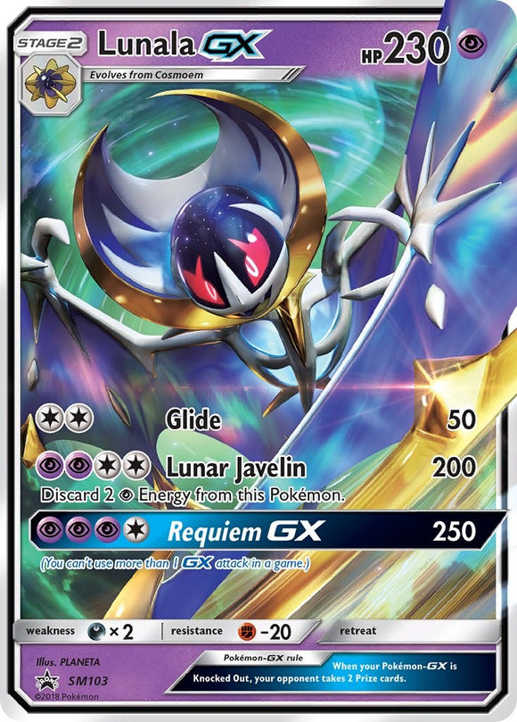 Lunala GX [SM103] [Sun & Moon Promos] Holofoil