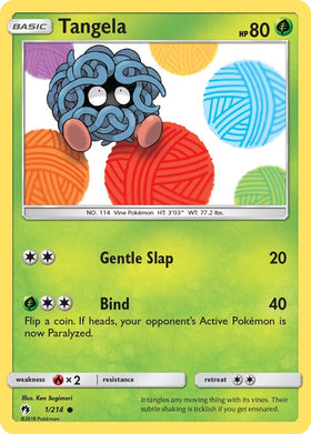 Tangela [1/214] [Lost Thunder] Reverse Holofoil
