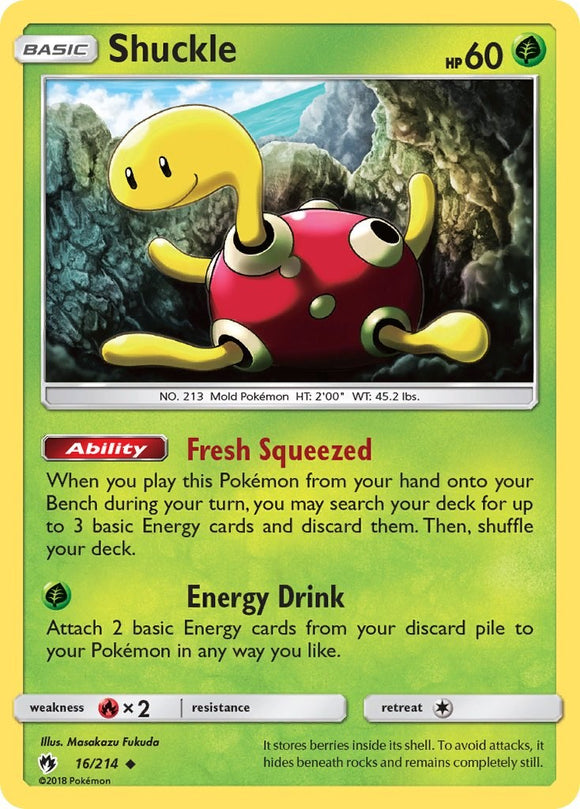 Shuckle [16/214] [Lost Thunder] Reverse Holofoil