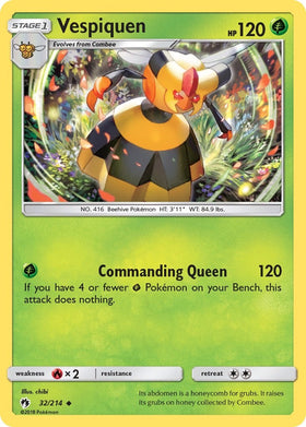 Vespiquen [32/214] [Lost Thunder] Reverse Holofoil