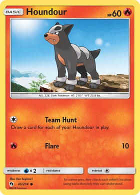 Houndour [45/214] [Lost Thunder] Reverse Holofoil