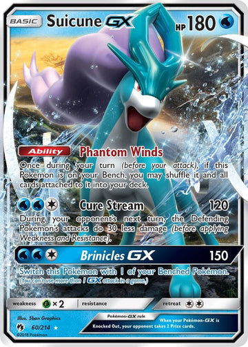 Suicune GX [60/214] [Lost Thunder] Holofoil