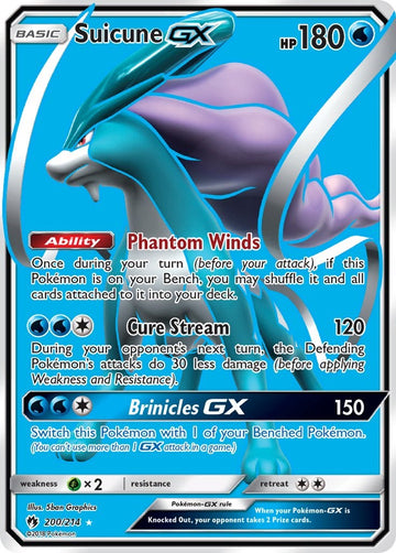 Suicune GX [200/214] [Lost Thunder] Holofoil