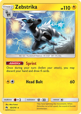 Zebstrika [82/214] [Lost Thunder] Reverse Holofoil