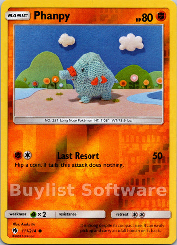 Phanpy [111/214] [Lost Thunder] Reverse Holofoil