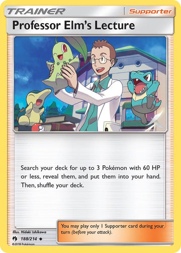 Professor Elm's Lecture [188/214] [Lost Thunder] Reverse Holofoil
