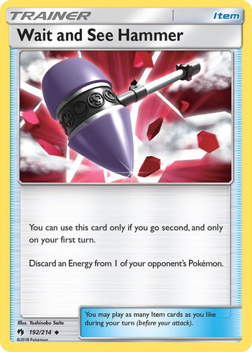 Wait and See Hammer [192/214] [Lost Thunder] Reverse Holofoil