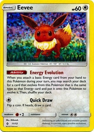 Eevee [011/012] [McDonald's Promos 2018] Holofoil
