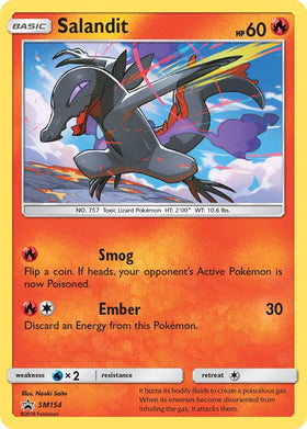 Salandit [SM154] [Sun & Moon Promos] Holofoil