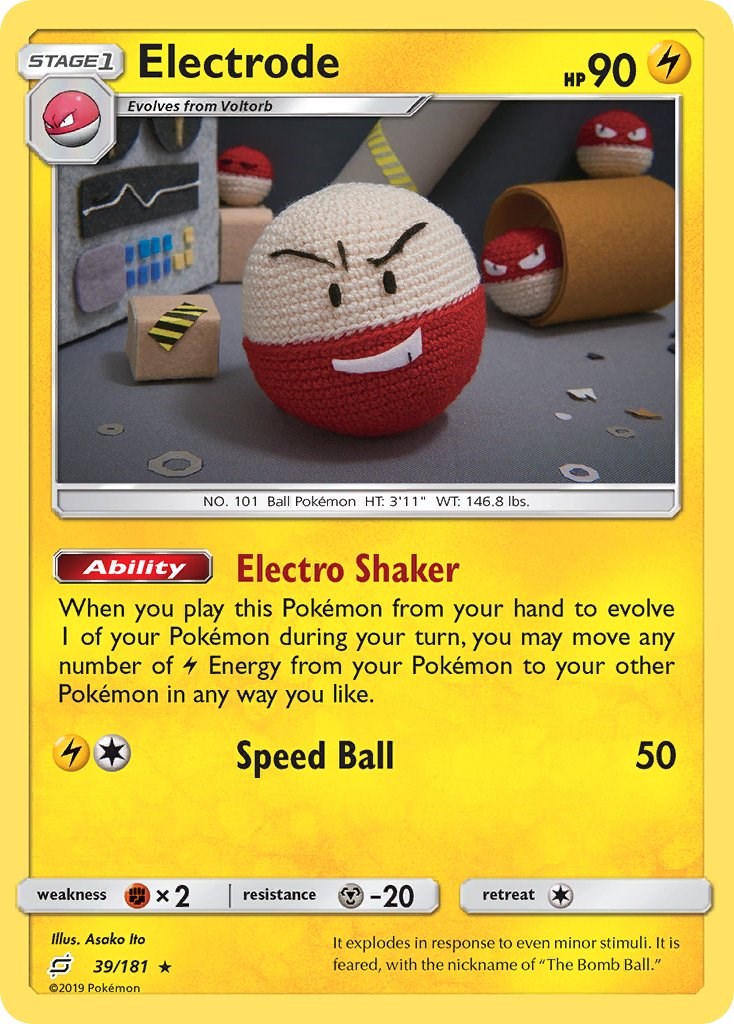 Electrode [39/181] [Team Up] Reverse Holofoil
