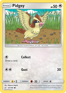 Pidgey (121) [121/181] [Team Up] Reverse Holofoil