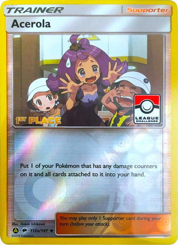 Acerola (League Challenge) [1st Place] [112a/147] [League & Championship Cards] Reverse Holofoil