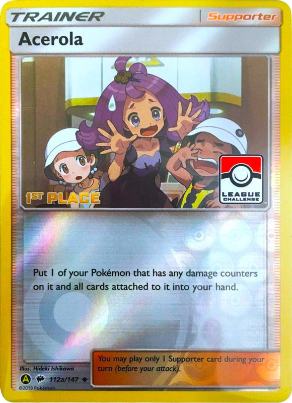 Acerola (League Challenge) [1st Place] [112a/147] [League & Championship Cards] Reverse Holofoil