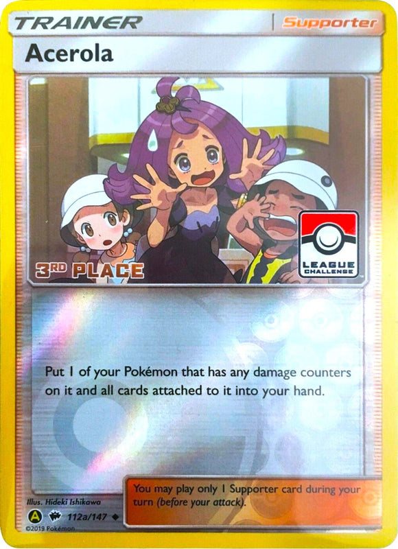 Acerola (League Challenge) [3rd Place] [112a/147] [League & Championship Cards] Reverse Holofoil