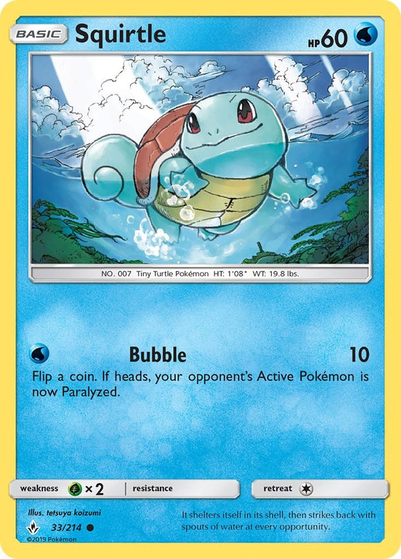 Squirtle [33/214] [Unbroken Bonds]