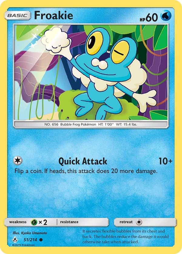 Froakie [51/214] [Unbroken Bonds] Reverse Holofoil
