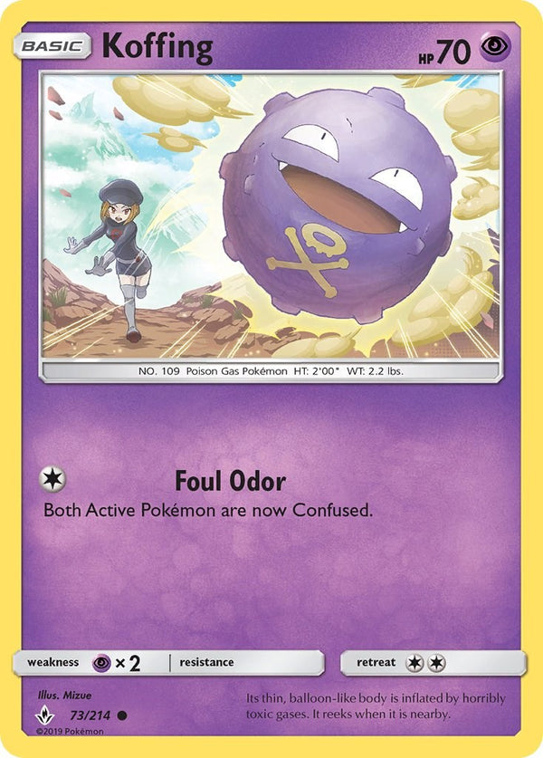Koffing [73/214] [Unbroken Bonds] Reverse Holofoil