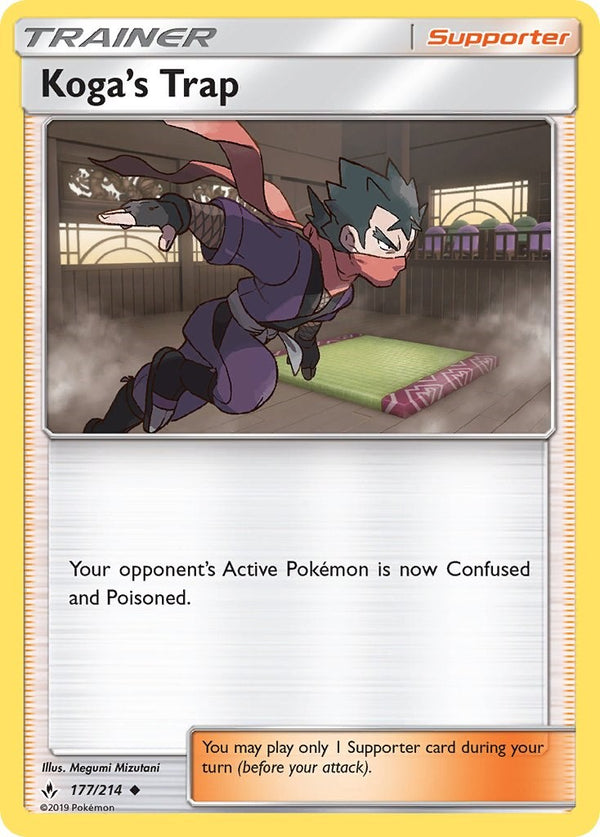 Koga's Trap [177/214] [Unbroken Bonds] Reverse Holofoil