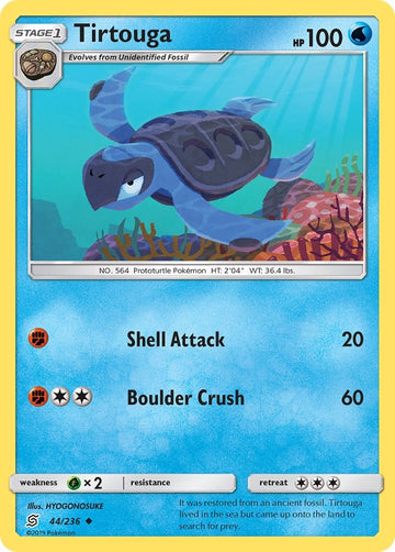 Tirtouga [44/236] [Unified Minds] Reverse Holofoil