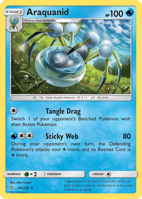 Araquanid [49/236] [Unified Minds] Reverse Holofoil