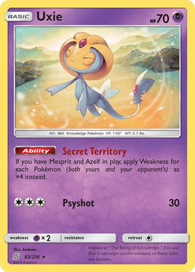 Uxie [83/236] [Unified Minds] Reverse Holofoil