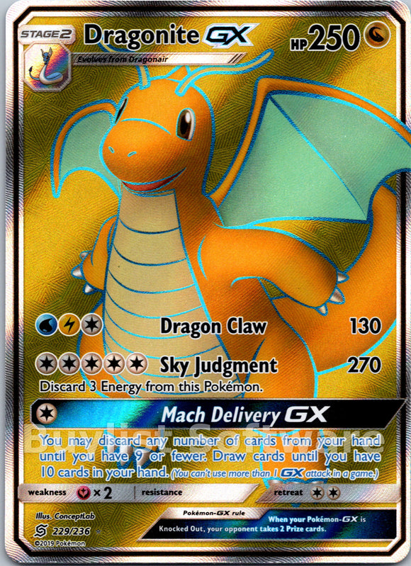 Dragonite GX [229/236] [Unified Minds] Holofoil