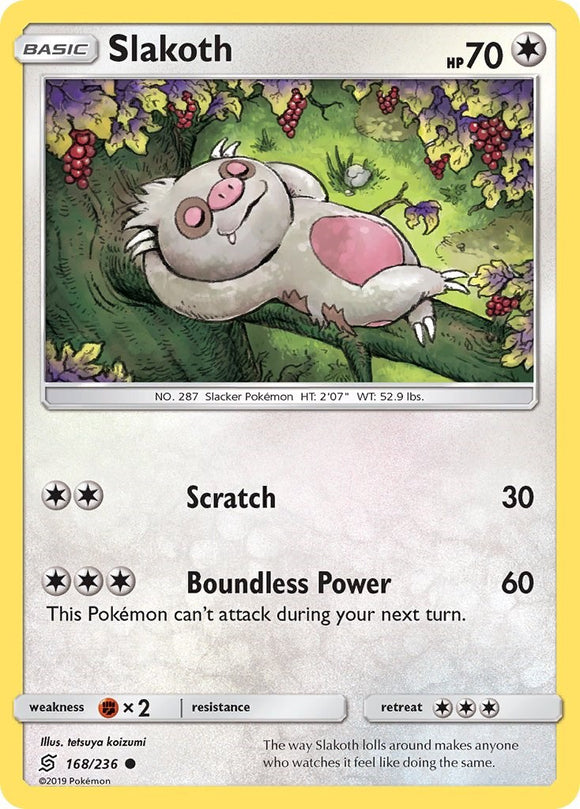 Slakoth [168/236] [Unified Minds] Reverse Holofoil