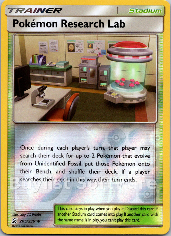 Pokemon Research Lab [205/236] [Unified Minds] Reverse Holofoil