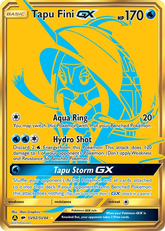 Tapu Fini GX [SV92/SV94] [ Shiny Vault] Holofoil