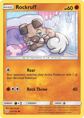 Rockruff [123/236] [Cosmic Eclipse] Reverse Holofoil