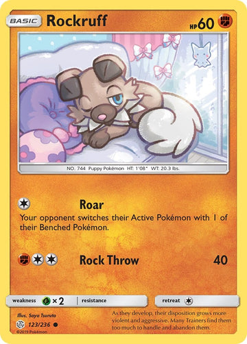 Rockruff [123/236] [Cosmic Eclipse] Reverse Holofoil