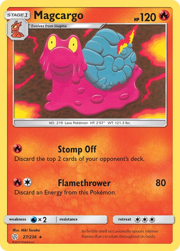 Magcargo [27/236] [Cosmic Eclipse] Reverse Holofoil