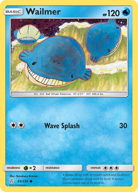 Wailmer [45/236] [Cosmic Eclipse] Reverse Holofoil