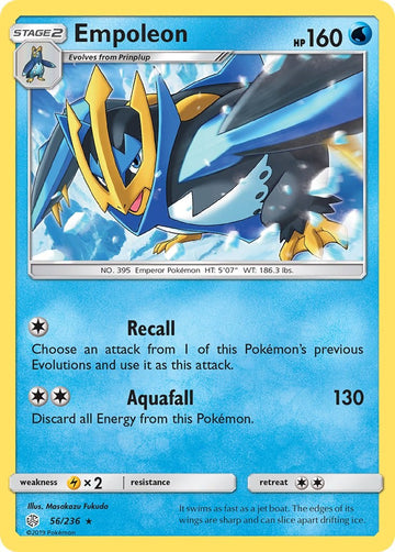 Empoleon [56/236] [Cosmic Eclipse] Reverse Holofoil