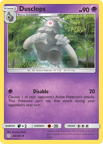 Dusclops [84/236] [Cosmic Eclipse] Reverse Holofoil