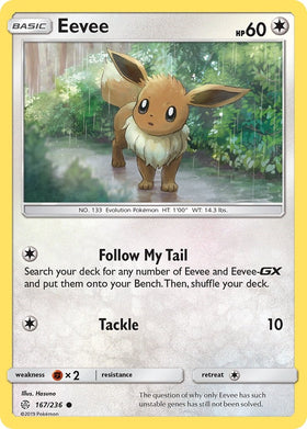 Eevee [167/236] [Cosmic Eclipse] Reverse Holofoil