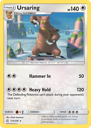 Ursaring [172/236] [Cosmic Eclipse] Reverse Holofoil
